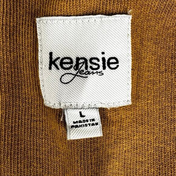 Nordstrom Rack Kensie Oversized Brown Raw Edge Button Front Shacket Size Large - Picture 4 of 13